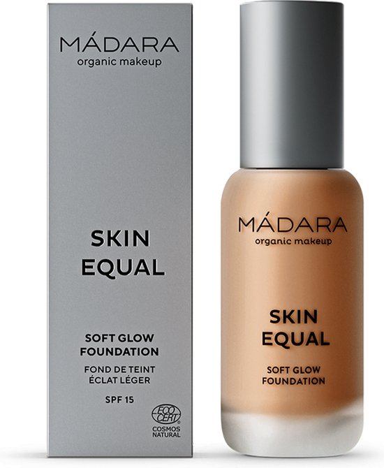 550x670-108 MÁDARA Skin Equal Foundation #70 Caramel 30 ml - vegan - SPF 15 - Afbeelding 1