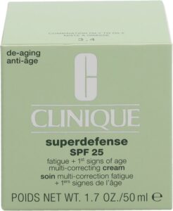 Clinique Age Prevention Superdefense Multi Correction Cream SPF25 Creme GecombineerdeVette Huid 50ml - Afbeelding 2