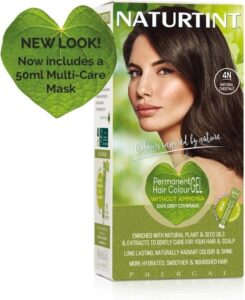 Haarkleur Zonder Ammoniak N4 Naturtint (5 pcs) - Afbeelding 3
