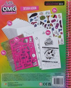 LOL-Design-Album-Stylish-Queens-Stickers-Sjablonen-Knutselen-Kleuren - Afbeelding 2