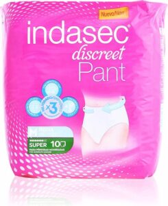 Incontinentie Luiers Pant Super Talla Mediana Indasec (10 uds) - Afbeelding 3
