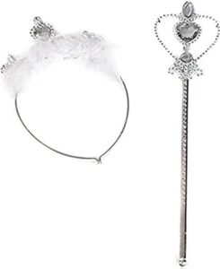 Inca Corona Y Varita Plateada Set 2 Pcs - Afbeelding 2