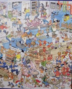 Jan Van Haasteren Bakkerij zoekboek - Voor kinderen en volwassenen - XL boek - Met humoristische illustraties - Afbeelding 2