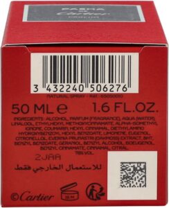 Cartier Pasha De Cartier Eau de Parfum 50ml - Afbeelding 2