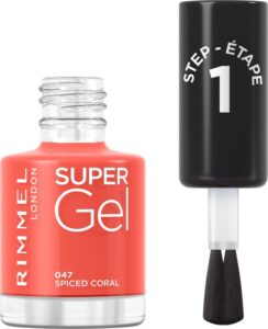 Rimmel Super Gel Nagellak - 047 Spiced Coral - Afbeelding 2