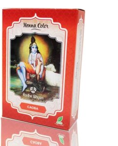 Semi-permanente kleurstof Henna Radhe Shyam Mahonie (100 g)