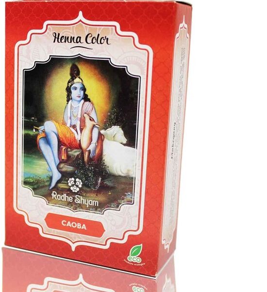 Semi-permanente kleurstof Henna Radhe Shyam Mahonie (100 g)