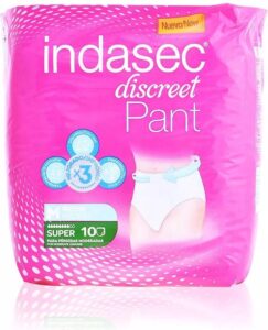 Incontinentie Luiers Pant Super Talla Mediana Indasec (10 uds) - Afbeelding 4