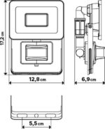 Inspire Yonker LED Pad Verlichting Voor Buiten (IP44) Met Bewegingsdetector - 20W - 1700lm - 4000K - Zwart - Afbeelding 3