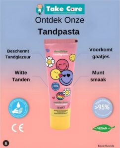 Take Care Smiley Word - Bamboo - Tandenborstel - 2 x - Afbeelding 3