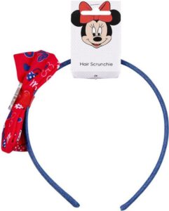 hoofdband Minnie Mouse Rood Lasso