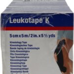 Leukotape k 5cmx5m zwart 1 st