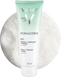 Normaderm Exfoliating Cleanser 3-in-1 Mask By Vichy 125 Ml