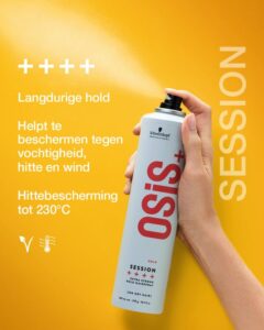 Schwarzkopf - OSiS+ Hold Session Extra Strong Hold Hairspray - Afbeelding 3