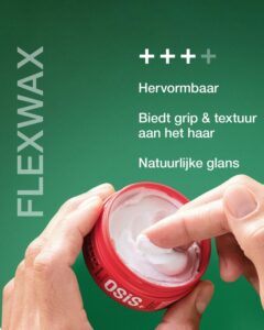 Schwarzkopf - OSiS+ Texture Flexwax Strong Cream Wax - 85ml - Afbeelding 3