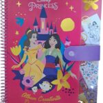 Disney Princess design album - Met stickers - Kleurplaten en meer