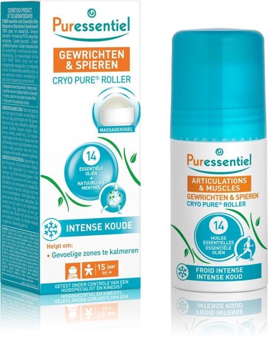 550x691-18 Puressentiel Puressentiel Gewrichten & Spieren Cryo Roller - Afbeelding 1