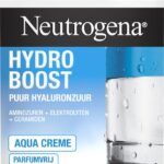 Neutrogena Hydro Boost Aqua Crème, gezichtscrème, verzorging, dagcrème voor droge huid, parfumvrij, 50 ml