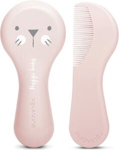 Set of combs/brushes Suavinex Hygge Baby Cepillo Rosa Pink 2 Units (2 Pieces) - Afbeelding 2