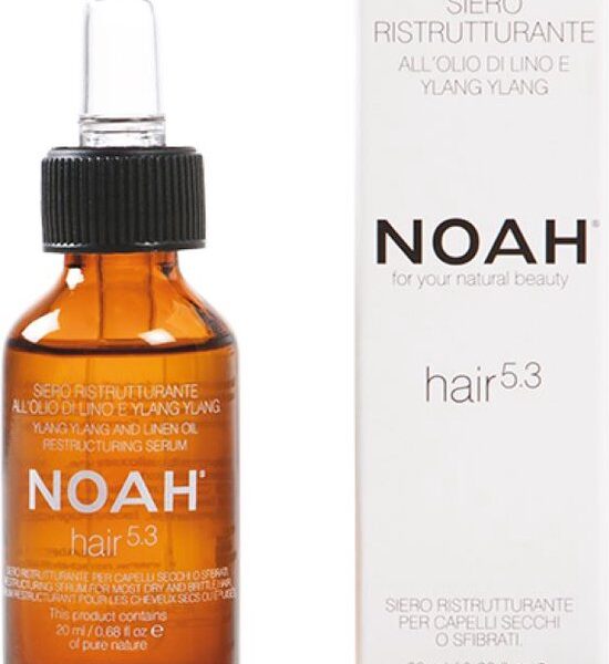 For Your Natural Beauty Herstructurerend Serum 5.3 Herstructurerend serum voor haar Lijnzaadolie & Ylang-Ylang 20ml