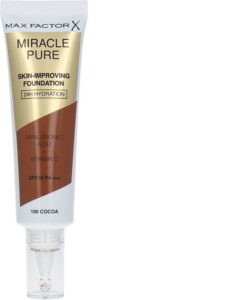 Max Factor Miracle Pure Skin-Improving Foundation - 100 Cocoa - Afbeelding 4