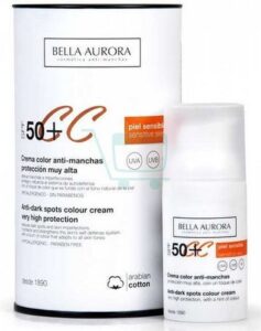Anti Bruine vlekken Zonnebrandcrème Cc Protect Bella Aurora SPF 50 (30 ml) - Afbeelding 4