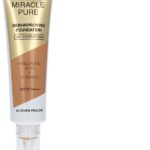 Max Factor Miracle Pure Skin-Improving Foundation 24h Hydration Spf30 89-Warm Praline 30ml