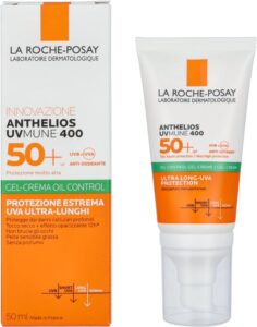 La Roche-Posay Anthelios SPF50+ Zonnebescherming Dry Touch Gel-Crème Anti-Glim voor het Gelaat 50ml - Afbeelding 2