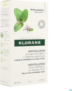 Klorane Aquatique Mint Detox Shampoo 400ml - Afbeelding 4