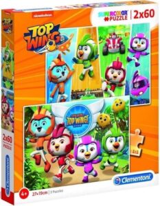 Clementoni Legpuzzel Top Wing 27 X 19 Cm 60 Stukjes 2 Stuks - Afbeelding 4