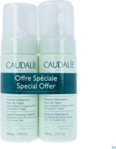 Caudalie Vinoclean Duo Instant Foaming Cleanser 2x150ml - Afbeelding 3