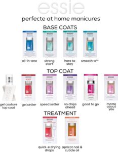 essie - nagelverzorging - here to stay base coat - basecoat tegen afbladderen met kleurhechtingstechnologie - 13,5 ml - Afbeelding 2