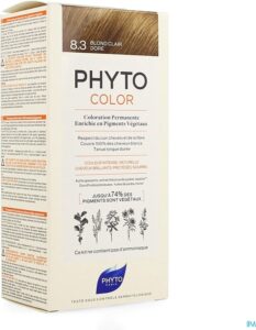 Phyto Color Coloration Permanent #8.3-light Golden Blonde 4 U - Afbeelding 2