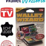 Wallet Wizard 24 Creditcard, Visitekaart En Cashhouder Met RFID Beveiliging Echt Leder - Zwart