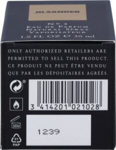 Jil Sander No.4 Eau de parfum Damesparfum - 30 ml - Afbeelding 8