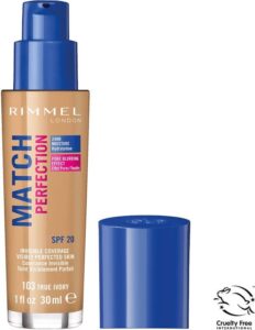 Rimmel London Match Perfection Foundation 103 True Ivory - Afbeelding 6