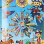 Kleurboek met Wascokrijtjes, 12st.