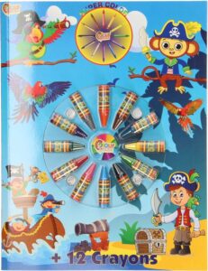 Kleurboek met Wascokrijtjes, 12st.