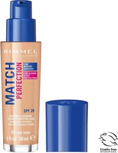 Rimmel Match Perfection Foundation - 81 Fair Ivory - Afbeelding 2