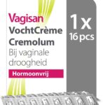 Vagisan VochtCrème Cremolum 1X 16st | Bij Vaginale Droogheid | Hormoonvrij