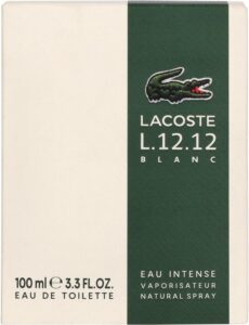 Lacoste L.12.12 Blanc Eau Intense Eau de Toilette 100ml - Afbeelding 3