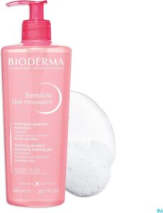 Sensibio Soothing Micellar Cleansing Foaming Gel - Soothing Cleansing Gel For Sensitive Skin 500ml - Afbeelding 3