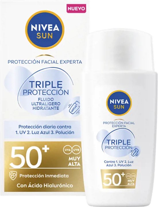 550x717-4 Zonnebrandcrème Nivea Sun 40 ml Spf 50 - Afbeelding 1