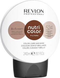 Revlon - Nutri Color - 240 ml - 524 Coppery Pearl Brown - Afbeelding 2