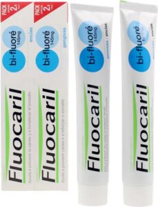 Tandpasta Tandvlees Verzorging Fluocaril Bi-Fluoré (2 x 75 ml)