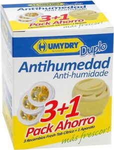 Humydry Duplo 3 Duft-Tabs + Raumentfeuchter gratis - Zitronenduft