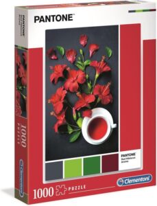 Clementoni Legpuzzel - Pantone Puzzle Collectie - Red Hibiscus - 1000 Stukjes, puzzel volwassenen - Afbeelding 4