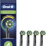 Oral-B CrossAction - Met CleanMaximiser-technologie - Opzetborstels - Zwart - 4stuks