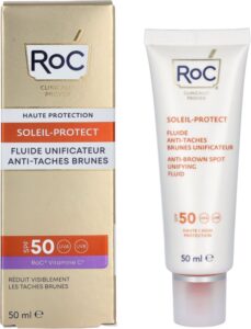 Roc   Soleil Protect Anti Brown Spot Unifying Fluid Spf 50    Reduces Brown - Afbeelding 2