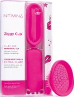 Intimina Ziggy Cup – extra dunne herbruikbare menstruatiecup met plat design